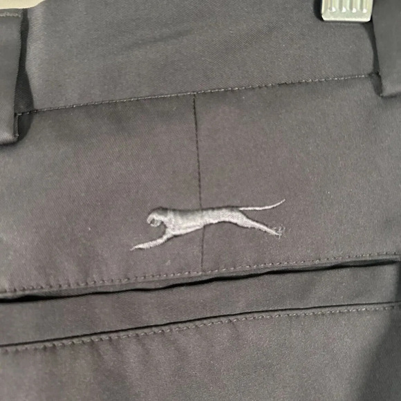 Slazenger Golf Shorts Men's 30 Solid Grey Chino Button Zip 4 Pocket Lightweight - Picture 10 of 10